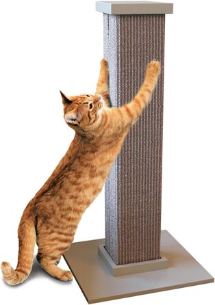 Котячий дряпак SmartCat Pioneer Pet Ultimate, сірий, 81 см