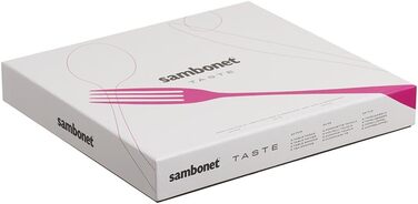 Набір столових приборів Sambonet Taste 18/10 з нержавіючої сталі, 24 предмети для 6 осіб, сірий, можна мити в посудомийній машині