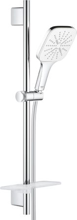 Душова лійка GROHE Vitalio SmartActive 130 Cube, 3 режими, хром, набір 600 мм, космополітан