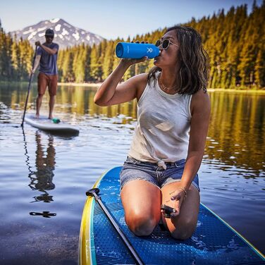 Термобутилка HYDRO FLASK 621 мл з кришкою — вакуумна, з нержавіючої сталі, герметична, з малою горловиною, зберігає тепло і холод, багаторазова, колір Trillium
