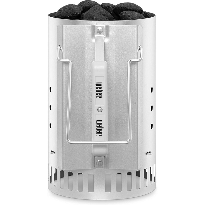 Вугільний гриль Weber Compact Kettle 47 см, чорний, кришка, чохол, комплект із стартером Rapidfire