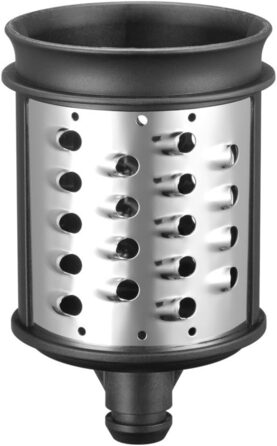 Набір овочерізок KitchenAid KSMVSA+KSMEMVSC, 7 предметів, нержавіюча сталь, сріблястий/білий