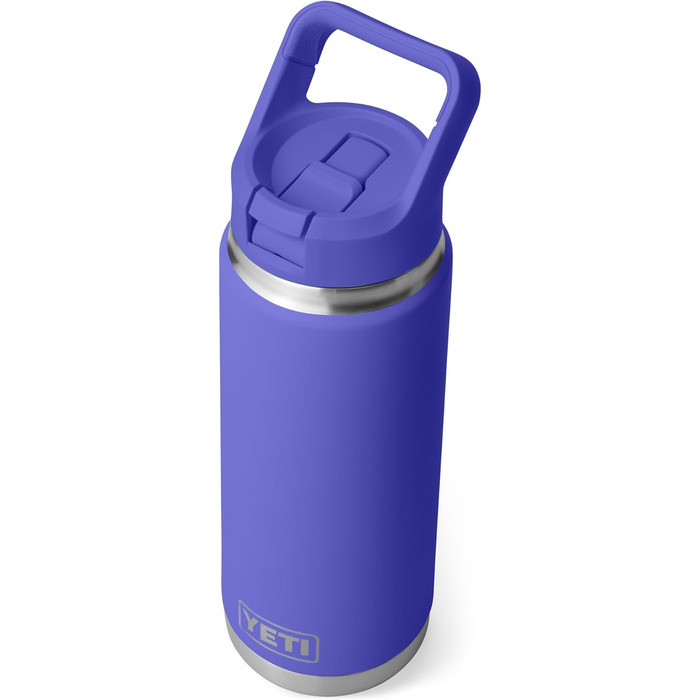 Термос-бутилка YETI Rambler C з трубочкою, вакуумна, нержавіюча сталь, 769 мл, Ultra Marine Violet