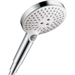 Душова лійка hansgrohe Raindance Select S, 3 режими, антикальк, білий/хром