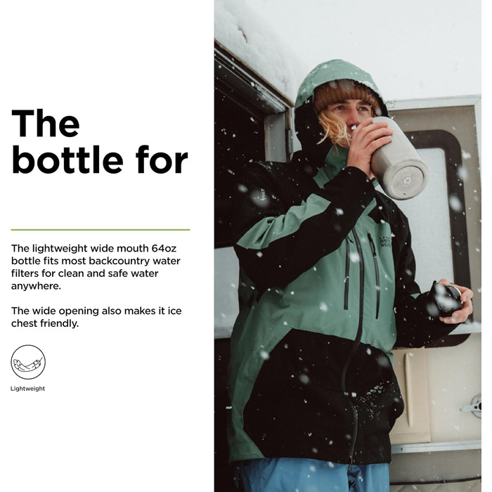 Пляшка для води KleanKanteen Wide з нержавіючої сталі, універсальний розмір