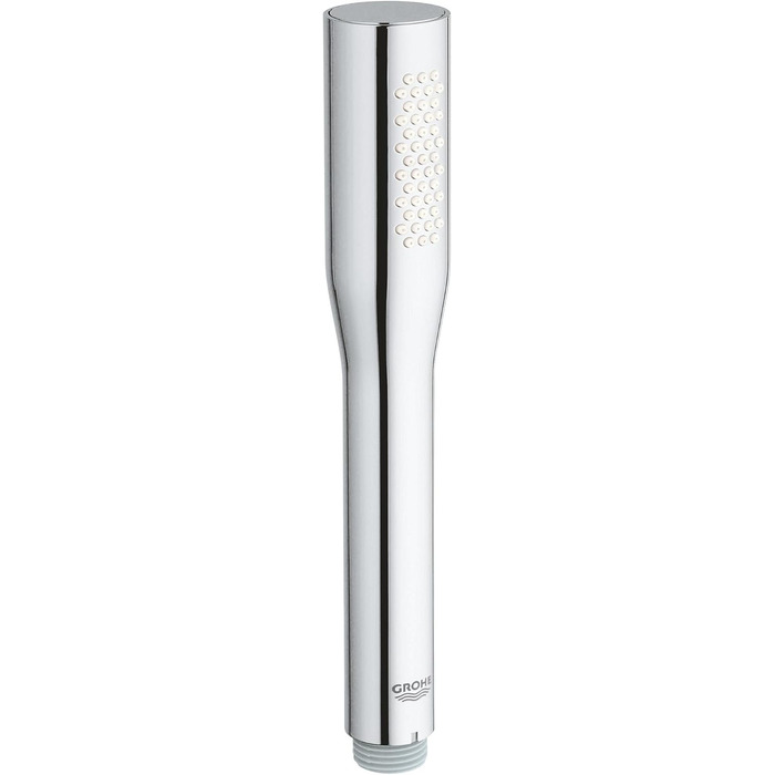 Ручний душ GROHE Vitalio Get 1 режим, антикальк, для проточних водонагрівачів, подвійна стінка, сріблястий