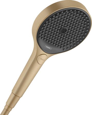 Hansgrohe Rainfinity ручний душ, 3 режими, круглий 130 мм, антикальцій, латунь, бронза