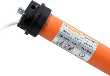 Комплект двигуна для ролет 3T-MOTORS до 110 см, 10 Нм, SW60, з монтажним набором, без керування