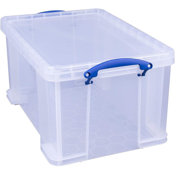 Пластиковий контейнер Really Useful Box 3 шт. по 48 л, прозорий, 60x40x31,5 см