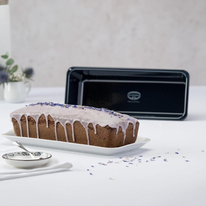 Форма для випікання хліба та кексів Dr. Oetker 30 см, емальована, міцна, стійка до подряпин, синя, для соковитої випічки