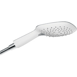 Душова лійка hansgrohe Raindance Select E 150x150 мм, 3 режими, антивапняна, економія води, біла/хром