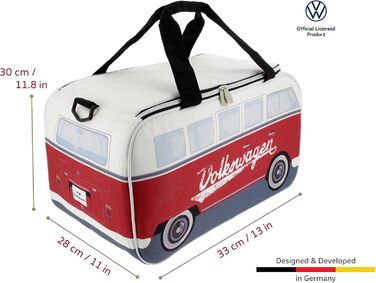 Термосумка Volkswagen Hippie Bus T1 Camper Van, 25 л, стиль ретро, для пікніка та подорожей