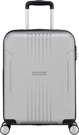 Валіза American Tourister Tracklite Spinner розсувна, 120 л, срібляста, велика, 4 колеса
