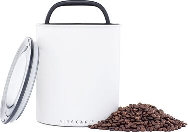 Банка для кави Airscape 1,1 кг, герметична кришка, біла