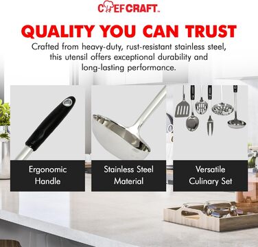 Кухонний інструмент Chef Craft Select з нержавіючої сталі, 33 см