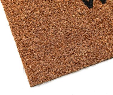Преміум кокосовий килимок Coco&Coir Everything in a nutshell 45x75 см, з ПВХ, нековзкий, для входу, для дому та вулиці, для котів