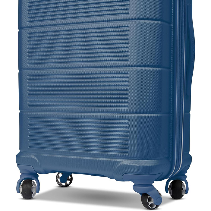 Набір валіз American Tourister Stratum XLT 2.0, жорсткий корпус, розширюваний, на 4 колесах-спінерах, 2 штуки (20/28 дюймів), синій