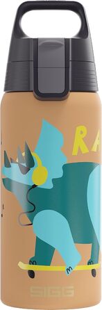 SIGG ізольована пляшка для води для дітей Shield Therm ONE, підходить для газованих напоїв, герметична, легка, BPA-free, 0,5 л (4 Rawsome)