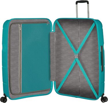 Валіза American Tourister Linex Spinner L, 76 см, 102 л, синя