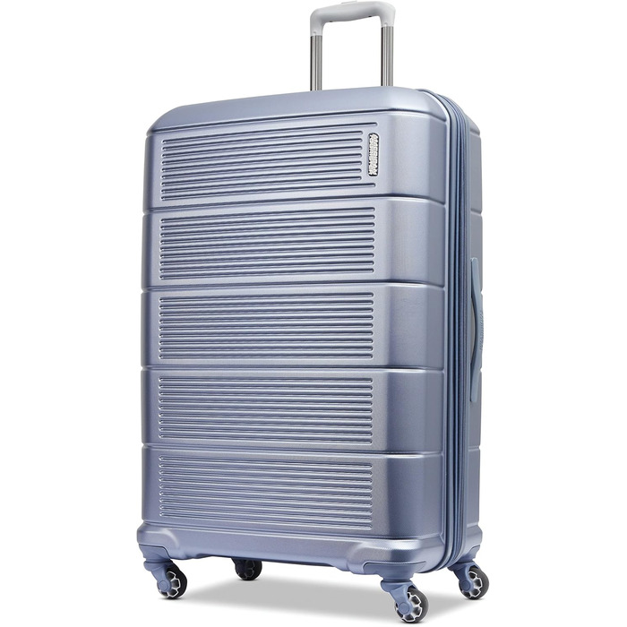 Валіза American Tourister Stratum XLT 2.0, розширювана, жорсткий корпус, 28 дюймів, на 4 колесах, синя