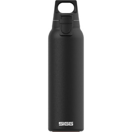 Термос пляшка SIGG Hot & Cold One 0,55 л з ситечком, нержавіюча сталь, чорна, ізольована, герметична, BPA-free, для чаю та напоїв