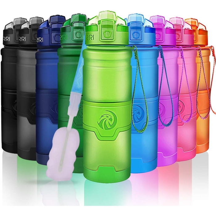 Дитяча спортивна пляшка для води ZORRI, 400/500/700/1000 мл, з фільтром, BPA-free, екологічний тритан