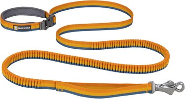Повідок-амортизатор Ruffwear Roamer для бігу, їзди на велосипеді чи прогулянок, ручний або безрукий, жовтий, довжина 2,2-3,4 м