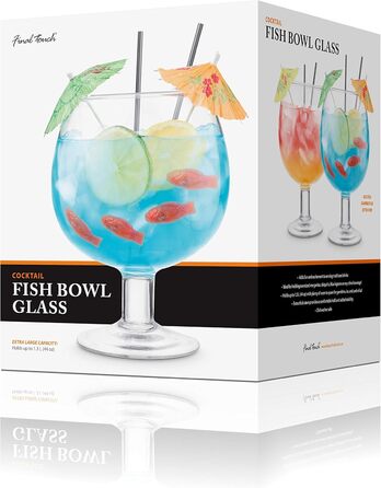 Коктейльний келих Fishbowl XL 1,3 л Гігантська кружка для вечірки