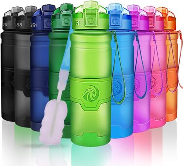 Дитяча спортивна пляшка для води ZORRI, 400/500/700/1000 мл, з фільтром, BPA-free, екологічний тритан
