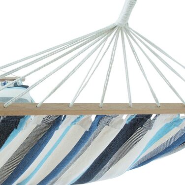 yourGEAR Kauai XXL гамак із 2 подушками, 240x160 см, бавовна, для 2 осіб, до 300 кг, TÜV, з кріпленням, аква-синій