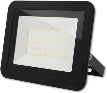 LED прожектор 50W для вулиці та приміщень, 6000K холодне світло, 4500 лм, IP65, зовнішній світильник для саду, гаража, спортмайданчика, комплект 4 шт.
