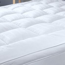 Преміум наматрацник Threads For Bed 140x190 см, м’який стьобаний топер із 100% бавовни для захисту та підтримки матраца