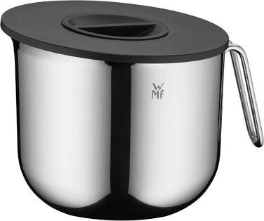 Миска для змішування з кришкою WMF Function Bowls 2,5 л, 18,5 см, полірована нержавіюча сталь Cromargan, з внутрішньою шкалою, для посудомийної машини