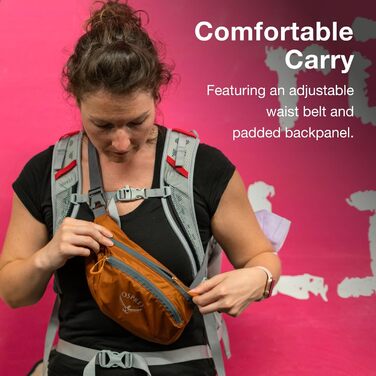 Поясна сумка Osprey Ultralight Stuff, ультралегка, для спорту та подорожей