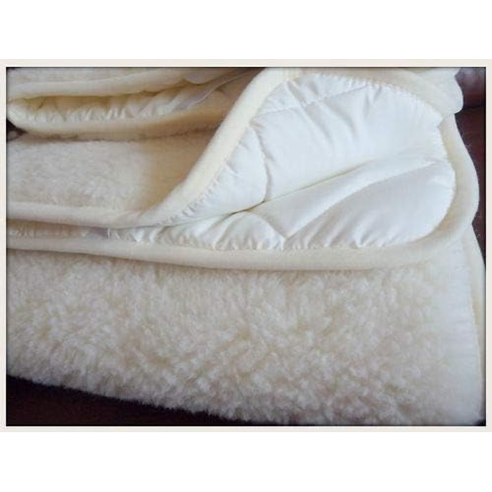 Наматрацник з овечої вовни Merino Wende, 100% меринос, WOOLMARK, 90x200 см