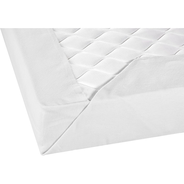 Простирадло бавовняне biberna 150x250 см, біле, 2 шт.