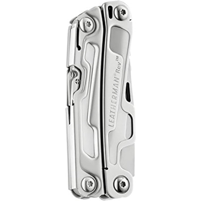 Leatherman Rev – компактний мультитул з 14 інструментами для кемпінгу та туризму, нержавіюча сталь