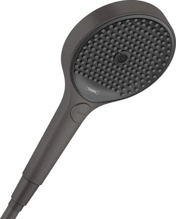 Ручний душ hansgrohe Rainfinity, 3 режими, круглий, 130 мм, антикальцій, Brushed Black Chrome