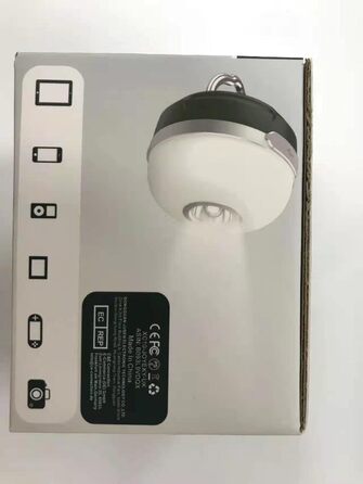 Кемпінговий LED ліхтар із RGB-підсвіткою, магнітом, 5200 мА·год, USB-зарядка, 6 режимів яскравості, димер, для туризму, кемпінгу, надзвичайних ситуацій