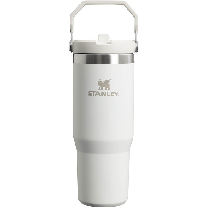 Термос-кружка Stanley Flip Straw 0.89 л з трубочкою, спортивна пляшка, BPA Free, тримає холод 12+ годин, підходить для миття в посудомийній машині, Frost