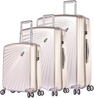 Валіза ABISTAB VERAGE Kinetic 4-колісна, розширювана, TSA-замок, ABS/PC, 76 см, бордо (металік, SML)