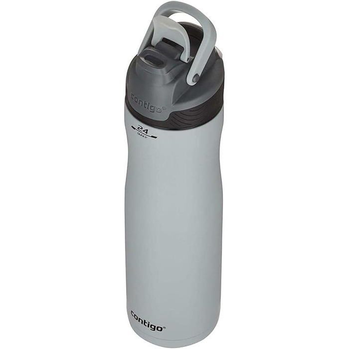 Термос-пляшка Contigo Autoseal Chill з нержавіючої сталі, 720 мл, ізольована, тримає напої холодними до 28 годин, герметична, BPA-free, колір Macaroon