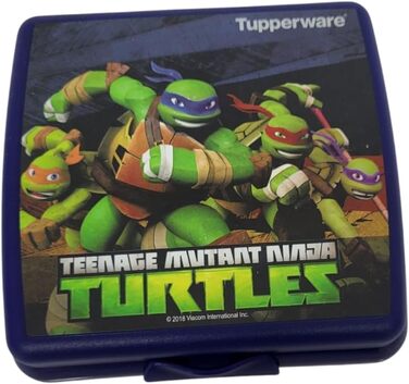 Сендвіч-бокс Tupperware бірюзовий 38001 (темно-синій/ніндзя)