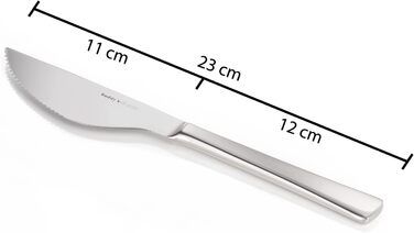 Набір ножів для піци Buddy's Blades, 4 шт, з хвильовою заточкою, 23 см, нержавіюча сталь, подарункова коробка