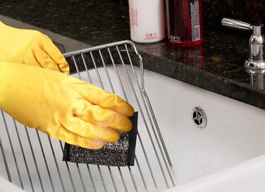 Набір металевих губок Marigold Scrub Away для чищення, 20 шт, нержавіюча сталь, 11x1.8x15.5 см, сіра