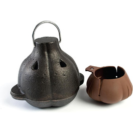 Набір для запікання та пресування часнику Charcoal Companion, чавунний, чорний, 13.34x13.34x13.49 см, CC5127