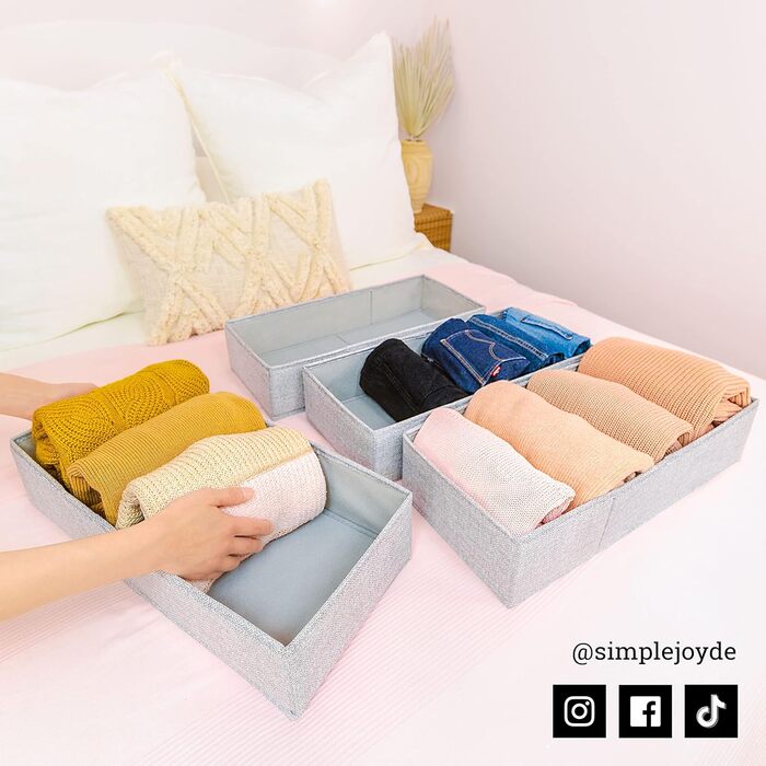 Складаний органайзер PAX100 для шафи IKEA Pax, 4 шт — оригінальна коробка для зберігання, міцне дно, система організації шухляд