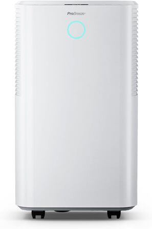 Осушувач повітря Pro Breeze OmniDry 12 л/доба, електричний, цифровий дисплей, вологомір, дренажний шланг, таймер, тихий режим, проти вологи та цвілі