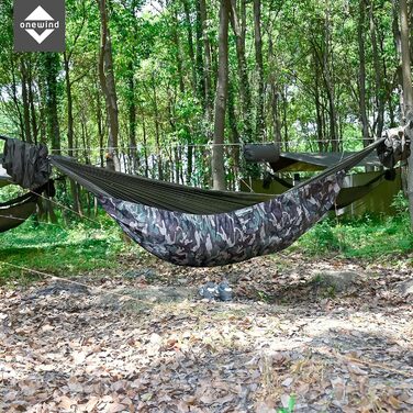Onewind Преміум захист для гамаку Underquilt, чохол для одинарного та подвійного гамаку, міцна захисна накидка Double Skin для зимового кемпінгу, туризму та подорожей, колір OD Green (камуфляж)