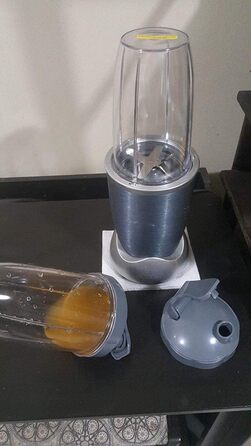 Комплект аксесуарів Poweka для Nutribullet 600W/900W, 2 чаші по 32 унції з кришками, сумісні з блендером Nutribullet